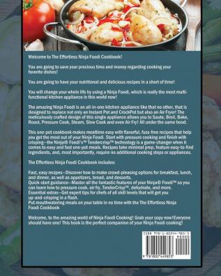 The Effortless Ninja Foodi Cookbook: Vibrant & Mouthwatering and Ready-to-Go Meals that Busy and Novice Can Cook