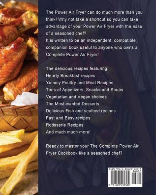 The Complete Power Air Fryer Cookbook: Delicious and Affordable Recipes to Air Fry and Roast