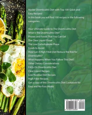 The Diverticulitis Diet Cookbook 2021: A Complete Nutrition Guide to Manage and Prevent Flare-Ups