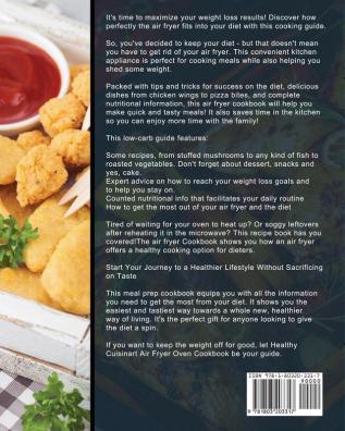 The Healthy Cuisinart Air Fryer Oven Cookbook: 1000-Day Delicious Low-Carb and Fat-Burning Recipes for You and Your Family