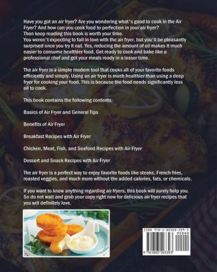 The Yummy Cuisinart Air Fryer Oven Cookbook: Over 200 Recipes for Healthier Fried Food in Less Time