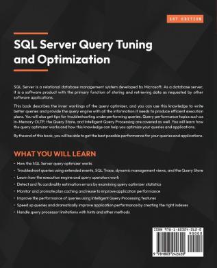 SQL Server Query Tuning and Optimization: Optimize Microsoft SQL Server 2022 queries and applications