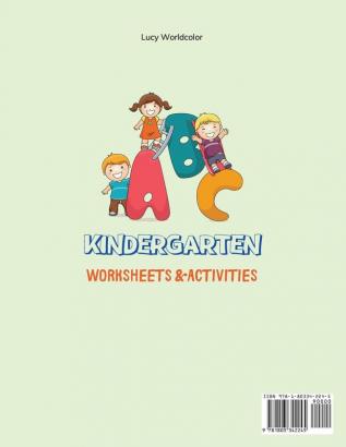 Kindergarten Worksheets & Activities: Arbeitsblätter Für Vorschulkinder Zumlernen Und Schreiben Auf Englisch Alter 4-8.