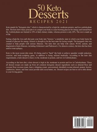 50 Keto Desserts Recipes 2021: Easy and delicious recipes to make at home every day