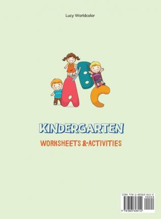 Kindergarten Worksheets & Activities: Arbeitsblätter Für Vorschulkinder Zumlernen Und Schreiben Auf Englisch Alter 4-8.