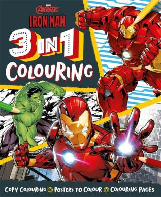 Marvel Iron Man: 3 in 1 Colouring