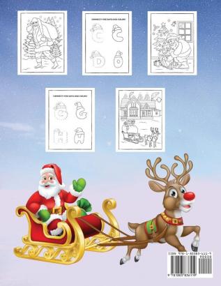 I Spy Christmas Tree: Help Santa Claus Go Through All These Dot-to-dot Puzzles Letter Coloring And Fun Christmas Coloring Pages And Save The Day!