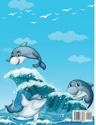 Dolphin Coloring Book for Kids: Charming Dolphin Coloring Book Gorgeous Designs with Cute Dolphin for Relaxation and Stress Relief