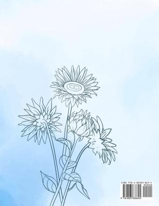 Flower Coloring Book: Relaxing Coloring Book for Grown-Ups