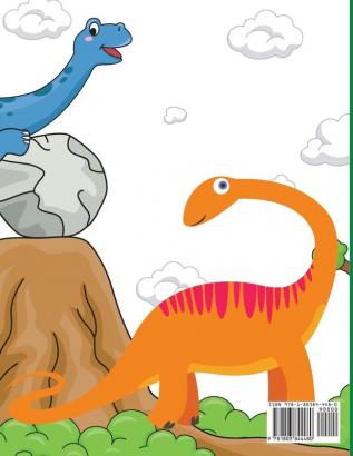 Dinosaurios Libro de Colorear para Ninos de 4 a 8 Anos: Gran regalo para niños