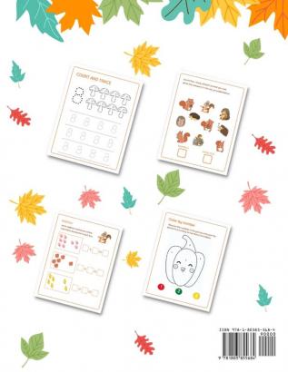 Autumn Workbook: Math Activities for Preschoolers