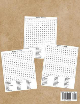 Word Search Puzzles for Grown-Ups: Word Search Book for Seniors and all other Puzzle Fans with 200 Puzzles