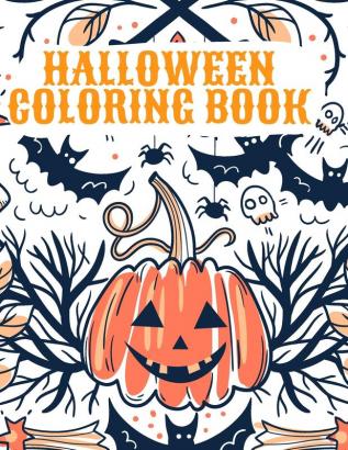 Halloween Coloring Book: Happy Halloween Coloring Book for Kids