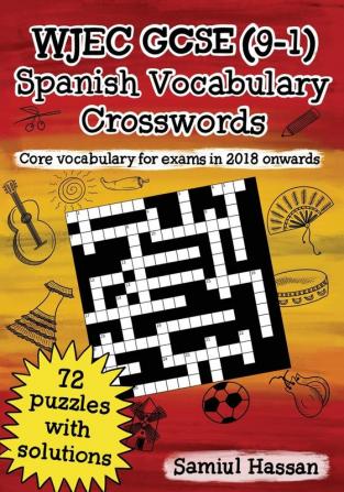 WJEC GCSE (9-1) Spanish Vocabulary Crosswords