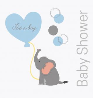 Welcome baby boy baby shower guest book (Hardback)