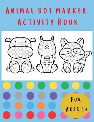 Animal Dot Marker Activity Book