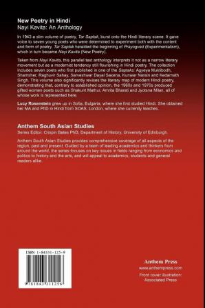 New Poetry in Hindi: Nayi Kavita: An Anthology (Anthem South Asian Studies)