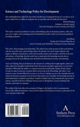 Science and Technology Policy for Development: Dialogues at the Interface (Anthem Studies in Development and Globalization)