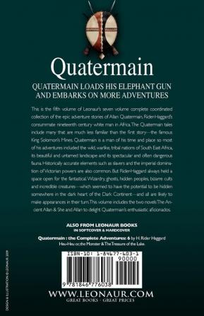 Quatermain: the Complete Adventures 5-The Ancient Allan & She and Allan