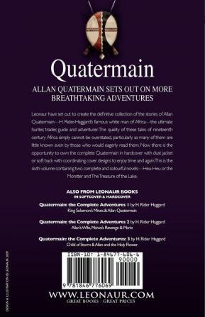 Quatermain: the Complete Adventures: 6-Heu-Heu or the Monster & The Treasure of the Lake