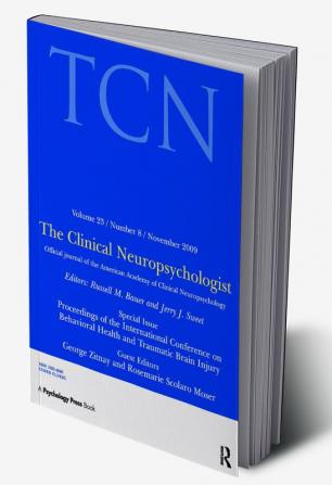 Proceedings of the International Conference on Behavioral Health and Traumatic Brain Injury