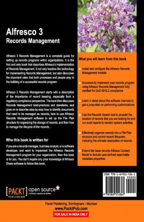 Alfresco 3 Records Management