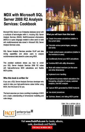 MDX with Microsoft SQL Server 2008 R2 Analysis Services Cookbook