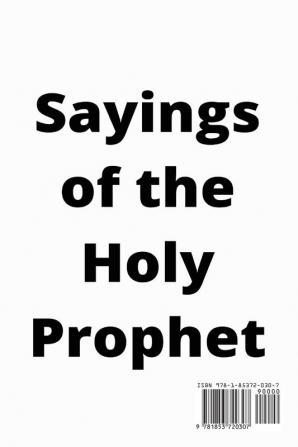 Wisdom of the Holy Prophet