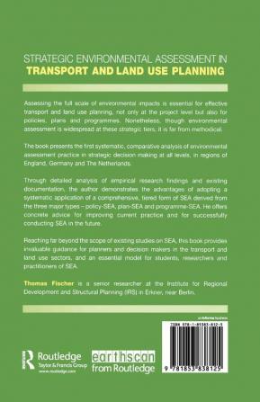 Strategic Environmental Assessment in Transport and Land Use Planning