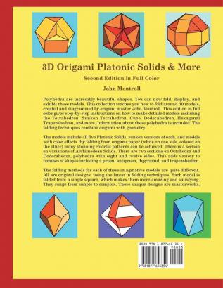 3D Origami Platonic Solids & More