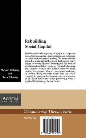 Rebuilding Social Capital: 28 (Christian Social Thought)