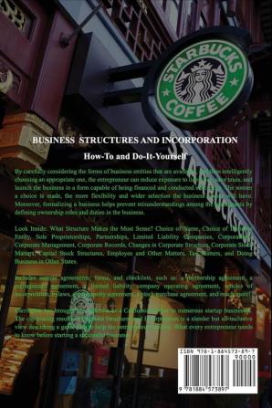 Business Structures and Incorporation