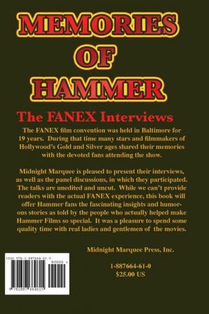 Memories of Hammer: The Fanex Interviews