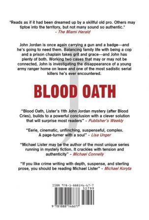 Blood Oath: a John Jordan Mystery Book 11 (John Jordan Mysteries)