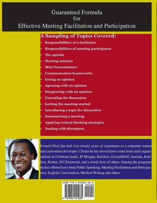 Guaranteed Formula for Effective Meeting Facilitation and Participation