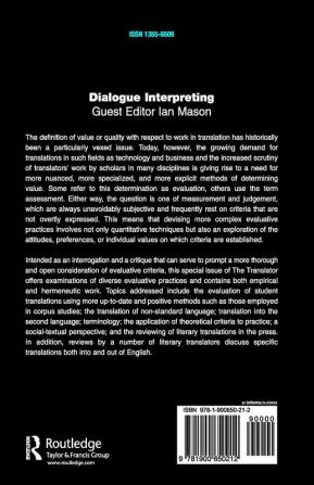 Dialogue Interpreting