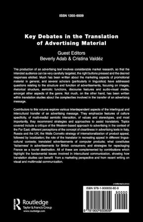 Key Debates in the Translation of Advertising Material