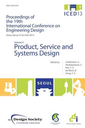 Proceedings of Iced13 Volume 4: Product Service and Systems Design