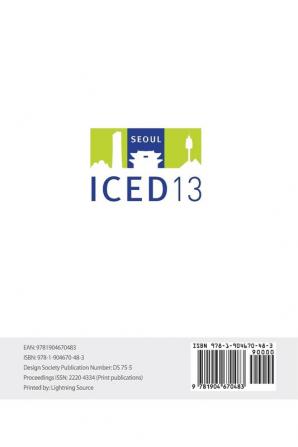 Proceedings of ICED13 Volume 5: Design for X Design to X