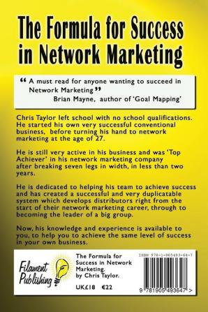 The Formula for Success in Network Marketing