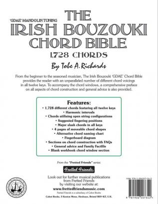 The Irish Bouzouki Chord Bible: GDAE Mandolin Style Tuning 1728 Chords