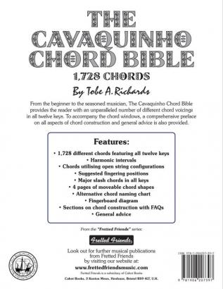 The Cavaquinho Chord Bible: DGBD Standard Tuning 1728 Chords