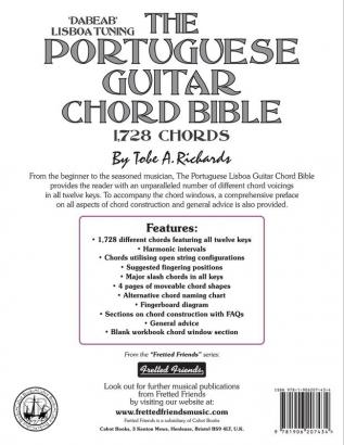 The Portuguese Guitar Chord Bible: Lisboa Tuning 1728 Chords