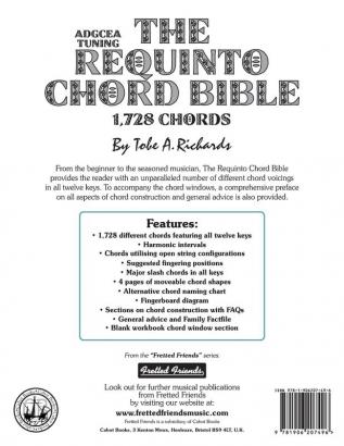 The Requinto Chord Bible: ADGCEA Standard Tuning 1728 Chords