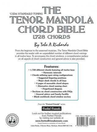 The Tenor Mandola Chord Bible: CGDA Standard Tuning 1728 Chords: FFHB03 (Fretted Friends)