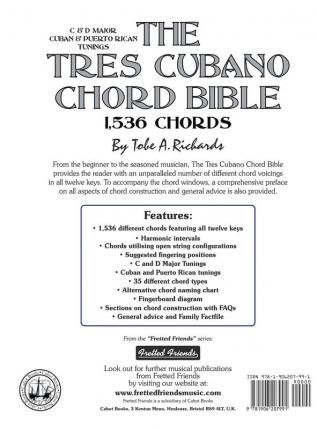 The Tres Cubano Chord Bible: Cuban and Puerto Rican Tunings 1536 Chords: FFHB14 (Fretted Friends Series)