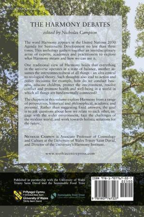 The Harmony Debates: Exploring a Practical Philosophy for a Sustainable Future: 11 (Studies in Cosmology and Culture)