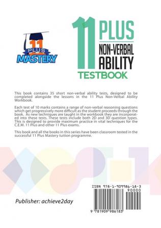 11 Plus Non-Verbal Ability Testbook (11 Plus Testbooks)