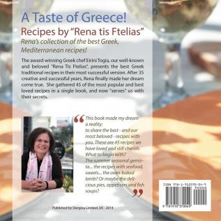 A Taste of Greece! - Recipes by "Rena Tis Ftelias": Rena's Collection of the Best Greek Mediterranean Recipes!