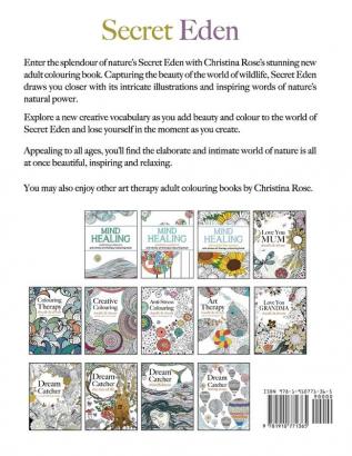 Secret Eden: anti-stress art therapy colouring book